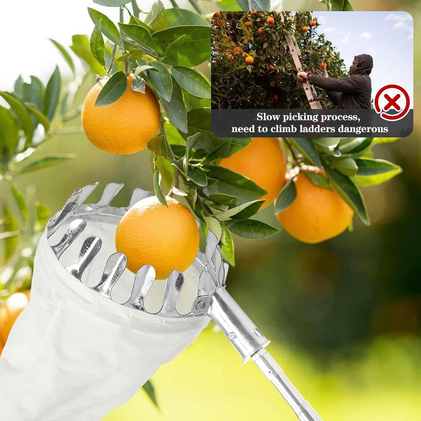 Fruit Picker Basket Tool